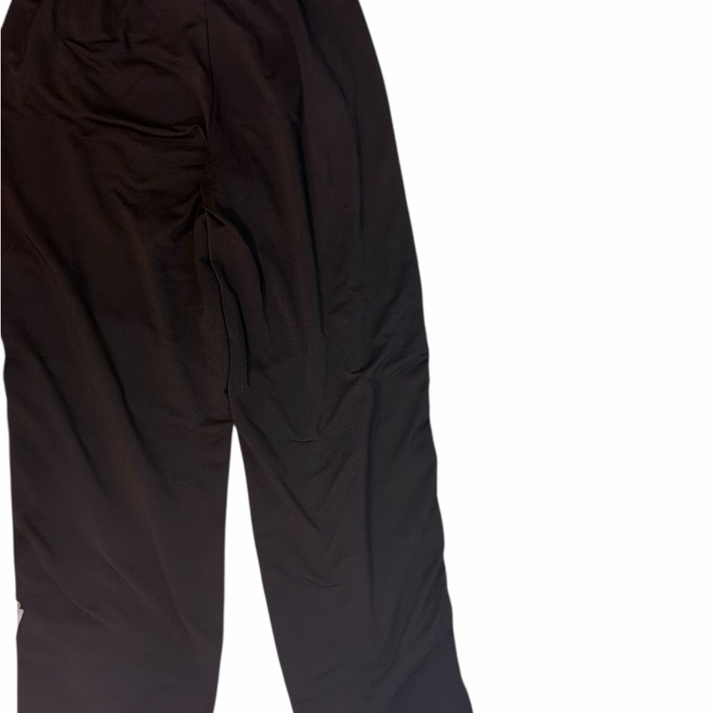 PINK Ultimate Leggings UY2K track pant Black snap side Logo wide leg pocket L - Picture 3 of 14